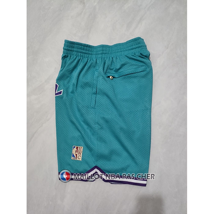 Short Charlotte Hornets Retro Just Don Vert